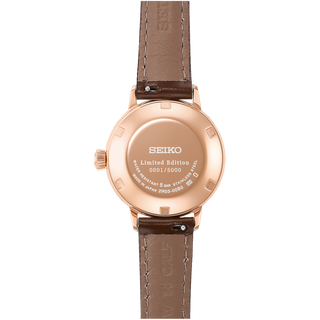 Seiko Watches Seiko Ladies 30mm Rose Gold Plated Limited Edition 'Pinky Twilight' Presage Automatic Watch 3502003