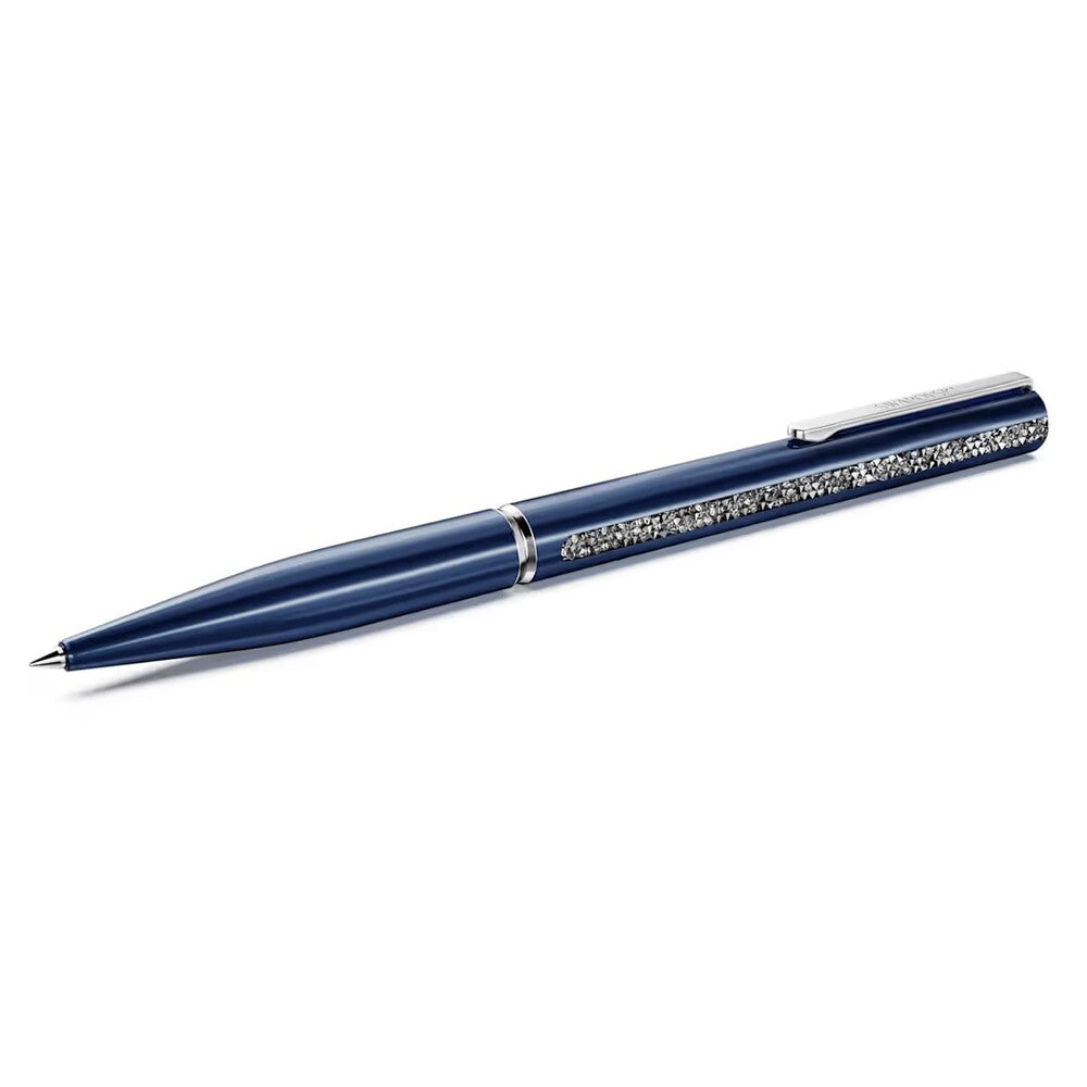 Swarovski Crystal Shimmer Glide Navy Ballpoint Pen Allum Sidaway