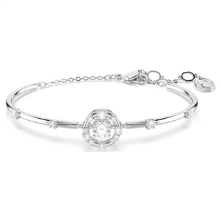Swarovski Jewellery Swarovski Rhodium-Plated Constella White Cubic Zirconia Bangle 4405479