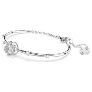Swarovski Jewellery Swarovski Rhodium-Plated Constella White Cubic Zirconia Bangle 4405479