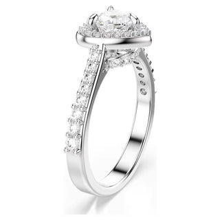 Swarovski Jewellery Swarovski Rhodium Plated Una Angelic Motif Ring- Size: 58 4401334
