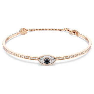 Swarovski Jewellery Swarovski Rose Gold Plated Multicoloured Symbolica Eye Bangle 4405473