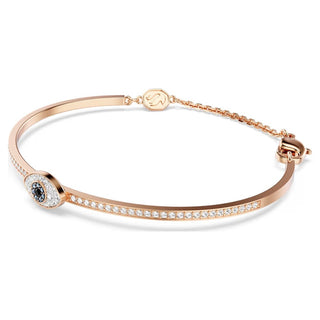 Swarovski Jewellery Swarovski Rose Gold Plated Multicoloured Symbolica Eye Bangle 4405473