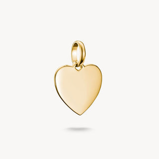 Thomas Sabo Gold Plated Heart Disc Charm
