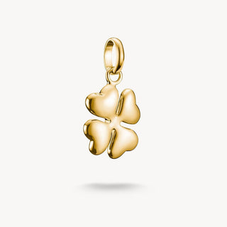 Thomas Sabo Gold Plated Lucky Clover in 3D Charm