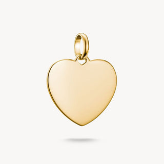 Thomas Sabo Gold Plated Plain Heart Charm