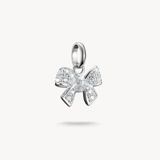 Thomas Sabo Jewellery Thomas Sabo Silver Cubic Zirconia Bow Charm 2716203