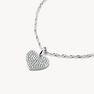 Thomas Sabo Jewellery Thomas Sabo Silver Cubic Zirconia Heart Charm 2716196