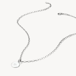 Thomas Sabo Silver Paperclip Charm Necklace