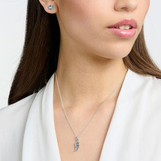 Thomas Sabo Silver Phoenix Blue Cubic Zirconia Necklace