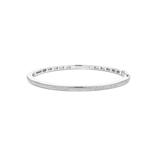 Ti Sento Jewellery Ti Sento Sterling Silver Classic Cubic Zirconia Bangle 1935220