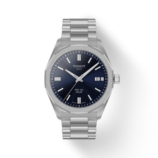 Tissot 39mm Stainless Steel Blue PRC 100 Solar Watch