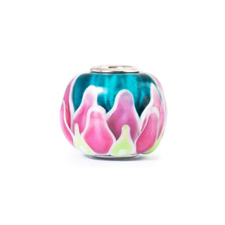 Trollbeads Jewellery Trollbeads Mother's Lily Glass Bead - Limited Edition 0911269