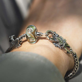 Trollbeads Jewellery Trollbeads Chestnut Leaves Silver Clasp 0909088