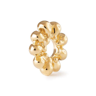 Trollbeads Jewellery Trollbeads Gold Plated Luminous Connector Bead 0916005