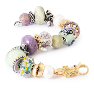 Trollbeads Jewellery Trollbeads Gold Plated Luminous Connector Bead 0916005