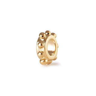 Trollbeads Jewellery Trollbeads Gold Plated Sunlit Circle Bead 0916002