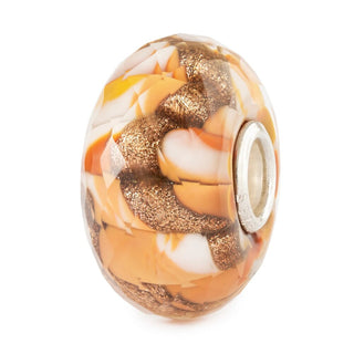 Trollbeads Silver Amber Fold Bead Charm