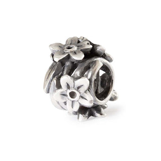 Trollbeads Jewellery Trollbeads Silver Forget Me Not Bead 0913064