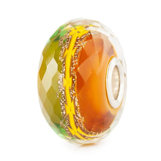 Trollbeads Silver Golden Drift Bead Charm