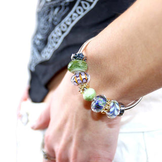 Trollbeads Jewellery Trollbeads Whispering Dew Glass Bead 0911260
