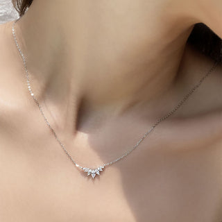 Carat* London White Gold Plated CZ Tulisa Necklace