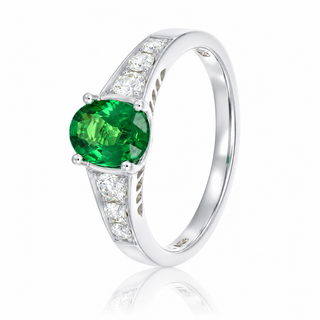 Allum & Sidaway Jewellery 18W OvlTsav 1.30ct D.24ct 0289290