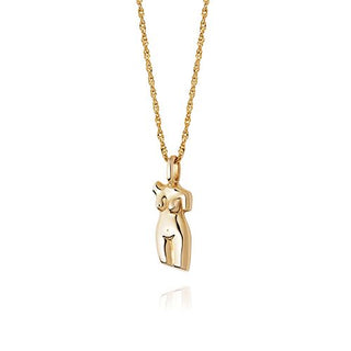Daisy London Yellow Gold Plated Vita Necklace