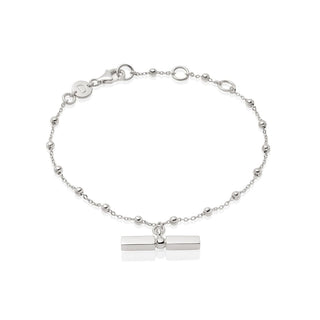 Daisy London Silver T-bar Bracelet