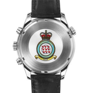 Citizen Watches Citizen 43mm Red Arrows Chronograph Eco-Drive Watch with a Black Leather Strap 4115022