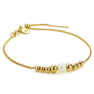 Jersey Pearl Yellow Gold Plated Coast Bracelet