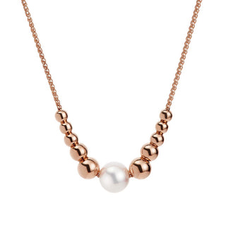 Jersey Pearl Rose Gold Plated Coast Necklace