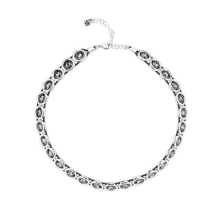 UNO de 50 Silver Too Much Grey Swarovski Elements Necklace