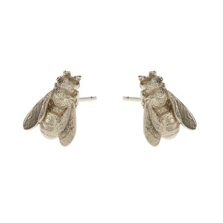 Alex Monroe Silver Honeybee Stud Earrings
