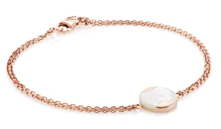 Jersey Pearl Rose Gold Plated South Sea Mother-of-pearl Dune Bracelet