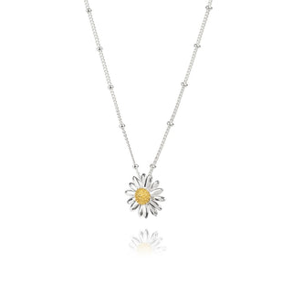Daisy London Silver 15mm Daisy Bubble Chain Necklace