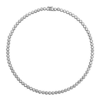 Diamonfire Silver 4.00ct Cz Full Necklace