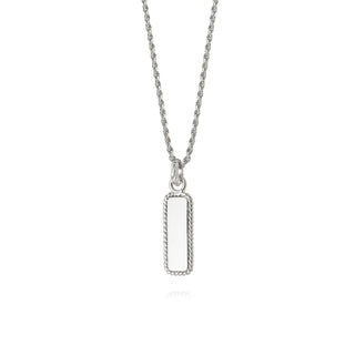 Daisy London Silver Rope Necklace