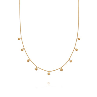 Daisy London Yellow Gold Plated Rope Knot Necklace