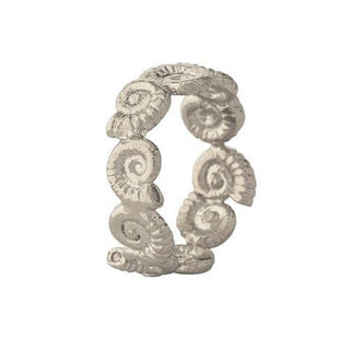 Alex Monroe Silver Ammonite Wreath Ring