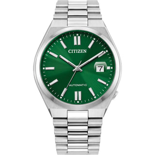 Citizen Watches Citizen 40mm Tsuyosa Stainless Steel Green Automatic Watch 4117145