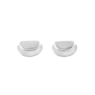 UNO de 50 Silver Mrs Uma Semi-circle Earrings