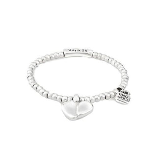 UNO de 50 Silver Romeo Heart Bracelet - Medium
