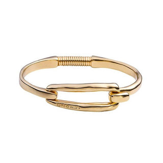 Uno de 50 'Moored' Yellow Gold Plated Bangle