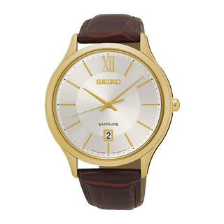 Seiko Gents Yellow Gold Plated Dress Watch