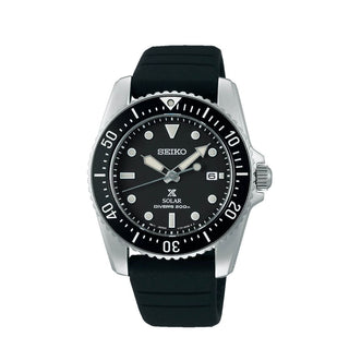 Seiko Gents Prospex Divers  Watch - Black Rubber Strap