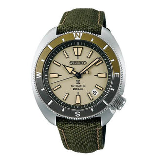 Seiko Gents Prospex Automatic Divers Watch - Green Strap