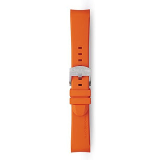 Elliot Brown Orange Rubber Watch Strap