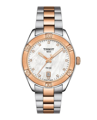 Tissot Pr100 Ladies Sport Chic Two-tone Quartz Watch