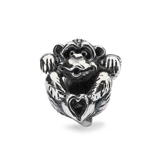 Trollbeads Silver ...love... Monkey Bead